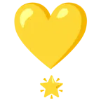 punto esclamativo a cuore + stella che brilla