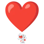 punto esclamativo a cuore + tornado