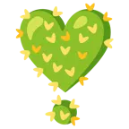 punto esclamativo a cuore + cactus