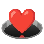 punto esclamativo a cuore + buco