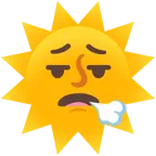 faccina che espira + faccina sole