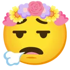 faccina che espira + tulipano