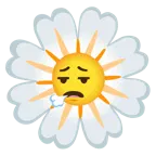 faccina che espira + fiore