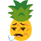 faccina che espira + ananas