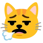 faccina che espira + muso di gatto