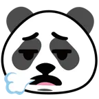 faccina che espira + panda