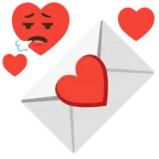 faccina che espira + lettera d’amore