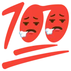 faccina che espira + 100 punti