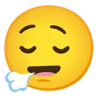 faccina che espira + faccina sollevata