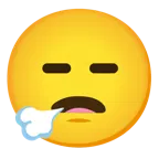 faccina che espira + faccina inespressiva