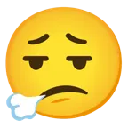 faccina che espira + faccina confusa