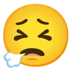 faccina che espira + faccina perseverante