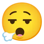 faccina che espira + faccina sorpresa