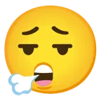 faccina che espira + faccina stupita