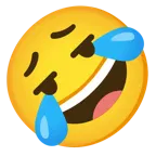 faccina che espira + ridere a crepapelle