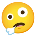 faccina che espira + faccina impazzita