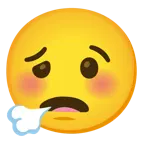 faccina che espira + faccina stordita