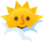 testa tra le nuvole + faccina sole