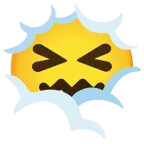 testa tra le nuvole + faccina frustrata
