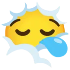 testa tra le nuvole + faccina assonnata