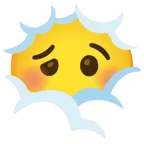 testa tra le nuvole + faccina stordita
