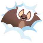 testa tra le nuvole + pipistrello