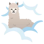 testa tra le nuvole + lama