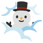 testa tra le nuvole + pupazzo di neve senza neve