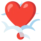 testa tra le nuvole + punto esclamativo a cuore