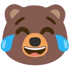 หมี + ร้องไห้ดีใจ