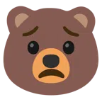 หมี + หน้ากังวล
