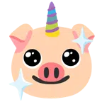 ยูนิคอร์น + หน้าหมู