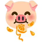 ส้ม + หน้าหมู