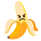 กล้วย + หน้าโกรธ