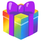Geschenk + Regenbogen