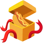 Geschenk + Hotdog
