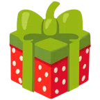 Geschenk + Erdbeere