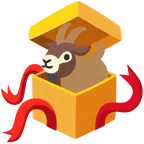 Geschenk + Ziege