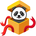 Geschenk + Panda