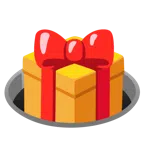 Geschenk + Loch