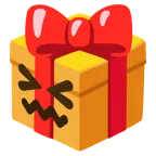 Geschenk + verwirrtes Gesicht