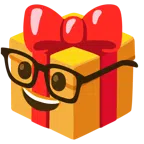 Geschenk + Strebergesicht