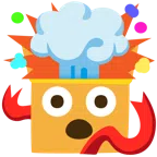 Geschenk + explodierender Kopf