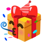 Geschenk + Partygesicht