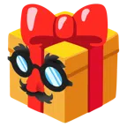 Geschenk + verkleidet