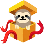 Geschenk + Faultier