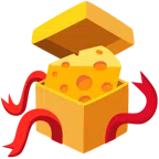 Geschenk + Käsestück