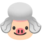 พุดเดิ้ล + หน้าหมู