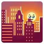 face holding back tears + sunset