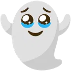 face holding back tears + ghost